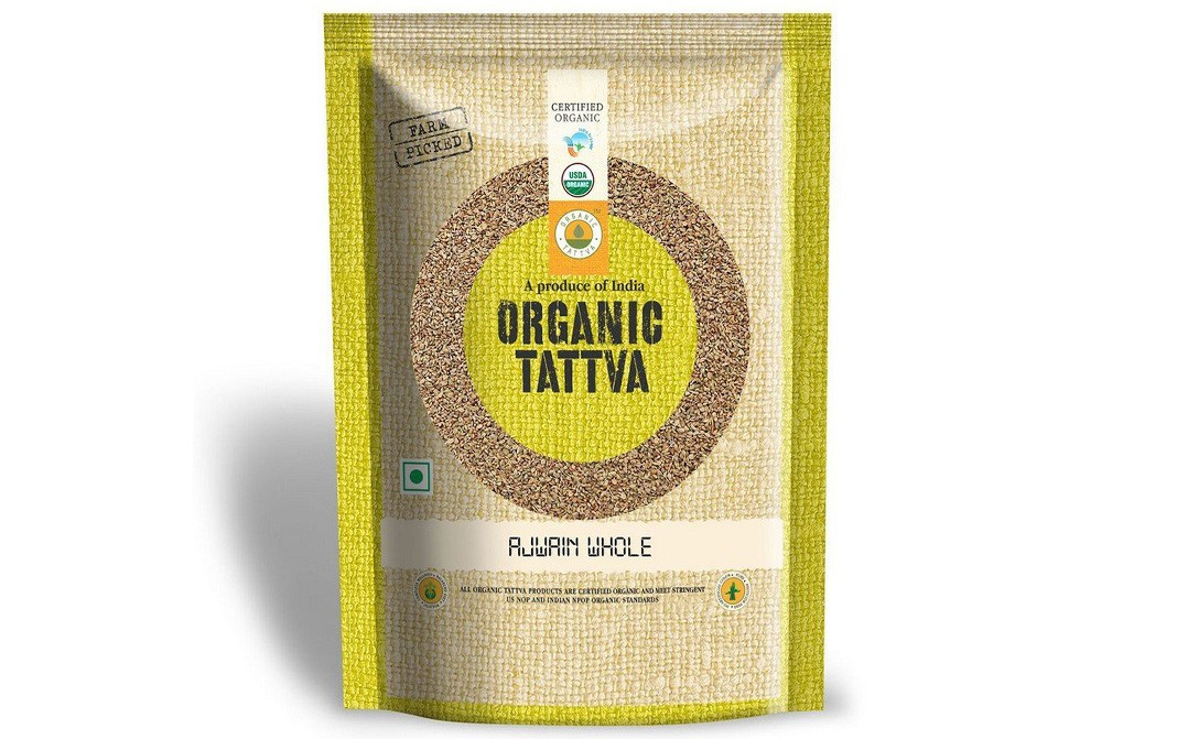 Organic Tattva Ajwain Whole    Pack  100 grams